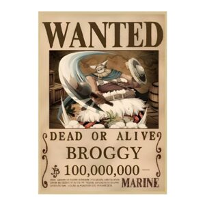 Affiche Wanted Broggy géant Little Garden One Piece