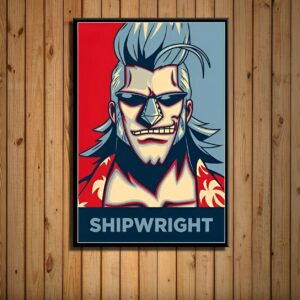 Affiche de Franky, charpentier et ingénieur de l'équipage au Chapeau de Paille