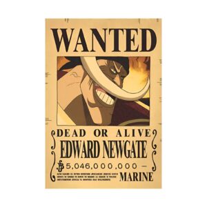 Affiche Wanted Edward Newgate Barbe Blanche Yonko One Piece