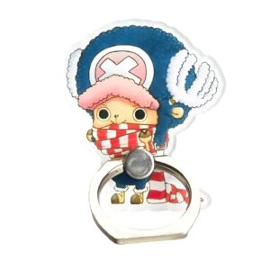 Support anneau Chopper au chapeau bleu emblématic, accessoire téléphone en acrylique pour fans One Piece