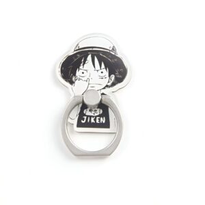 Anneau support téléphone Luffy Enfant en acrylique, rotation 360, design One Piece