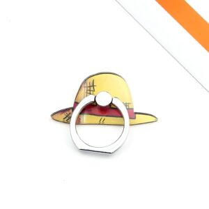 Anneau téléphone motif chapeau de paille Luffy