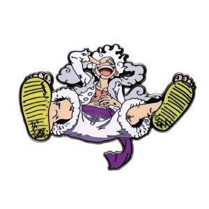 Badge metal Luffy forme Nika Gear 5 Joy Boy One Piece