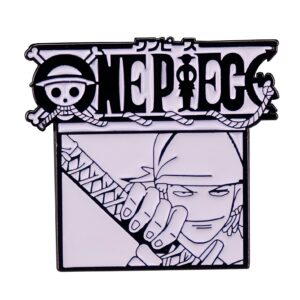 Badge metal Zoro sabreur One Piece pin's