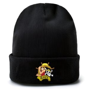 Bonnet Luffy One Piece hiver, design inspiré du pirate Chapeau de Paille