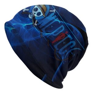 Bonnet bleu logo Mugiwara équipage One Piece polyester