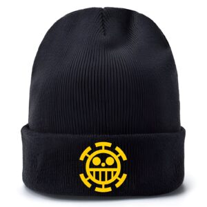 Bonnet Trafalgar Law symbole Heart Pirates One Piece en polyester