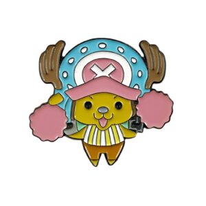 Broche métal Chopper One Piece sur revers de veste