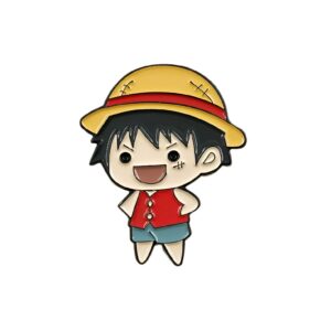 Broche Luffy kawaii métal sourire Mugiwara