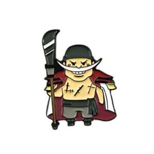 Broche Barbe Blanche métal Newgate Yonko Whitebeard