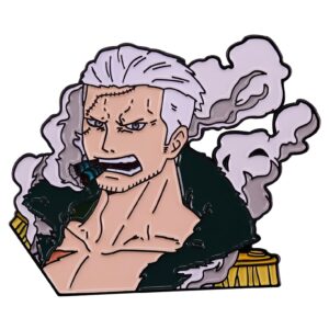 Broche metal Roronoa Zoro fumant sabre One Piece