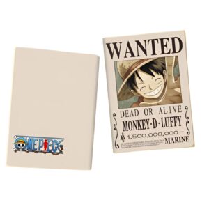 Cahier A5 One Piece Luffy avis de recherche capitaine Mugiwara