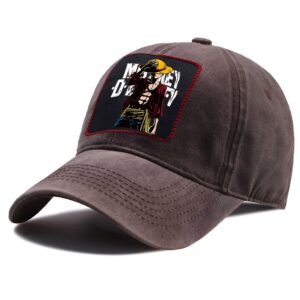 Casquette baseball Luffy colère motif brodé One Piece