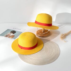 Chapeau de paille jaune Luffy pour adulte One Piece