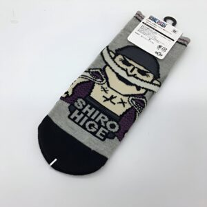 Chaussettes Barbe Blanche motif pirate One Piece coton stretch