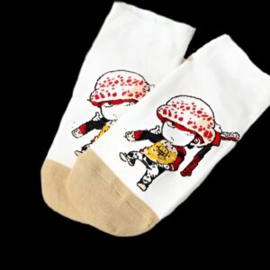 Chaussettes One Piece au design Trafalgar Law, coton 75%, spandex 25%, taille 35-40