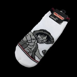 Chaussettes One Piece Luffy classique, coton 75%, spandex 25%, taille 35-40