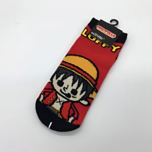 Chaussettes One Piece Luffy motif Chapeau de Paille