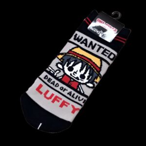 Chaussettes One Piece avec motif Wanted du Capitaine Luffy