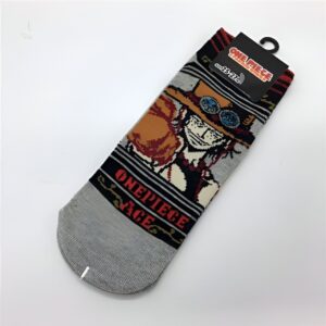 Chaussettes Portgas D. Ace motif Whitebeard Pirates esprit pirate One Piece