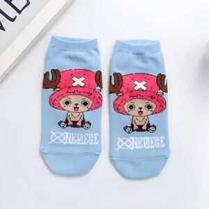 Chaussettes Tony Tony Chopper au design kawaii avec motif coloré inspiré de l'univers One Piece