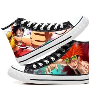 Chaussures montantes Luffy Supernova One Piece couleurs vives