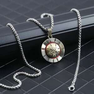 Collier pendentif Chapeau de Paille métal One Piece accessoire