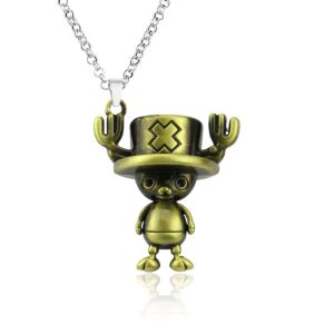 Collier pendentif Chopper en métal, médecin de l'équipage Mugiwara