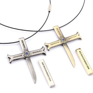 Collier pendentif Dracule Mihawk acier inoxydable One Piece