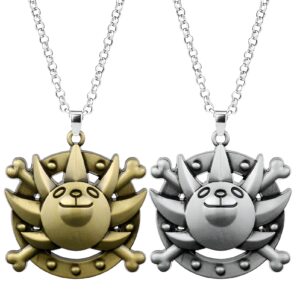 Collier Thousand Sunny avec chaîne 42 cm et pendentif 5 cm finition or et argent