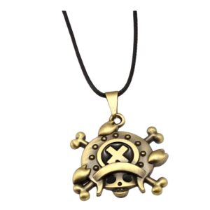 Collier pendentif Tony Chopper alliage bronze avec cordon résistant