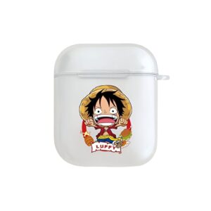 Coque AirPods Luffy gourmandise silicone One Piece