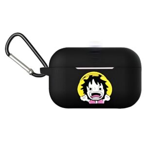 Coque AirPods Pro Design Monkey D Luffy One Piece avec mousqueton
