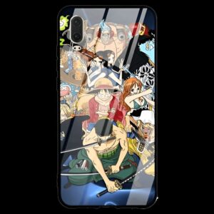 Coque Huawei silicone design Mugiwara équipage One Piece