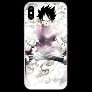 Coque iPhone Luffy silicone souple One Piece