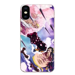 Coque LG Luffy Gear Fourth vs Doflamingo arc Dressrosa design épique