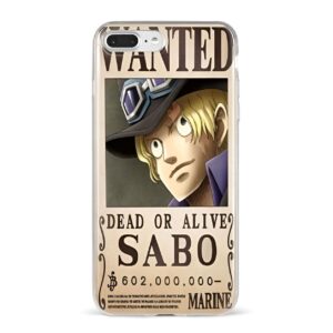 Coque silicone Sabo avec avis de recherche One Piece