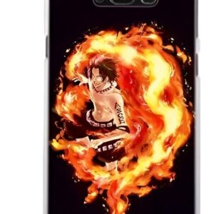 Coque Samsung inspirée de Portgas D. Ace avec design flamboyant One Piece