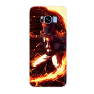 Coque Samsung design Sabo avec motif Mera Mera no Mi One Piece