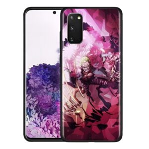 Coque smartphone Doflamingo silicone design raffiné One Piece caractère antagoniste