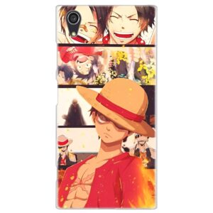 Coque Sony Luffy One Piece design manga coloré