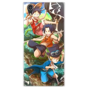 Coque Sony fraternité design Luffy Ace Sabo One Piece
