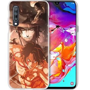 Coque One Piece design Portgas D. Ace Esprit Ardent avec motif dynamique en silicone souple