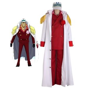 Déguisement cosplay Akainu Amiral Marine One Piece complet