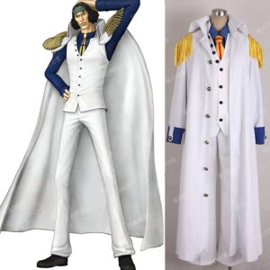 Déguisement cosplay Aokiji Amiral Marine One Piece complet