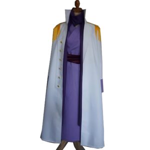 Cosplay Fujitora Amiral Marine One Piece - mélange coton polyester