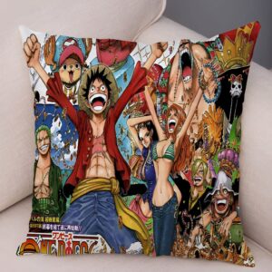 Coussin décoratif Équipage Mugiwara One Piece 45x45 cm
