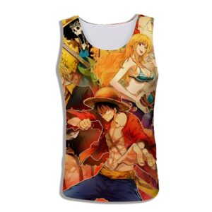 Débardeur Luffy One Piece manga design