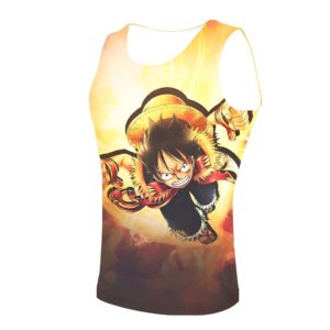 Débardeur One Piece avec impression Luffy Roi des Pirates