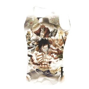Débardeur One Piece avec Luffy et Eustass Kid Supernovae